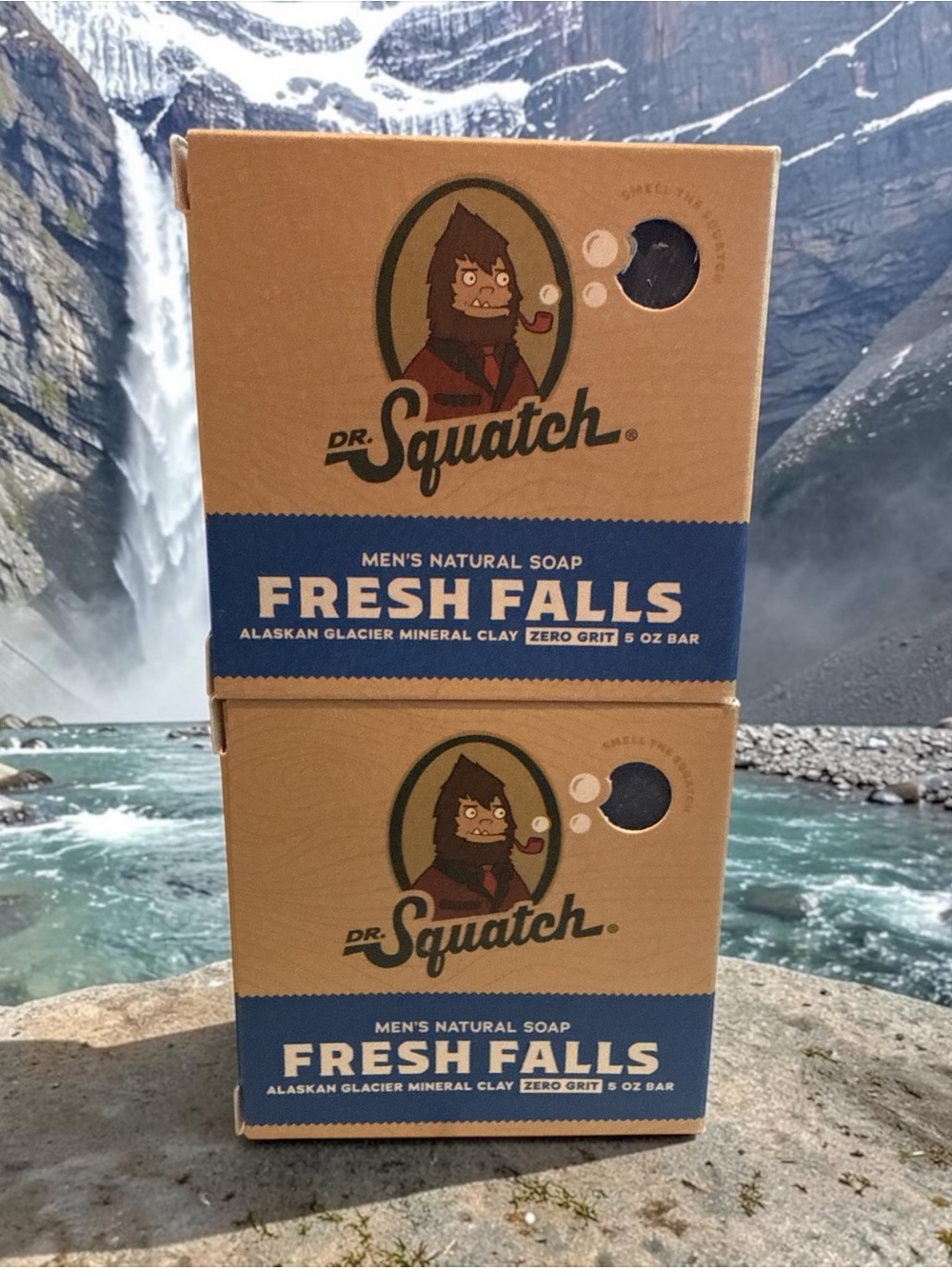 Dr. Squatch 2-Pack Fresh Falls Bar Soap